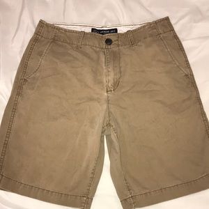 American eagle khaki chino shorts